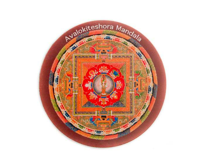 Magnet Bouddhiste Mandala Avalokiteshvara – Bouddhisme Tibétain