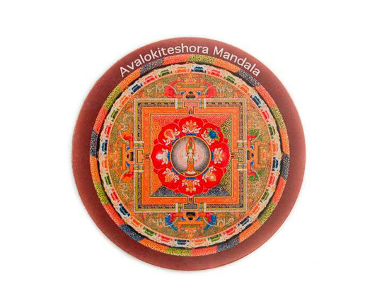 Magnet Bouddhiste Mandala Avalokiteshvara – Bouddhisme Tibétain