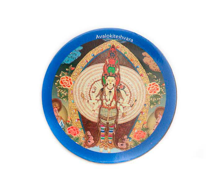 Magnet Avalokiteshvara Aux 1000 Bras – Décoration Bouddhiste Tibétaine Du Népal