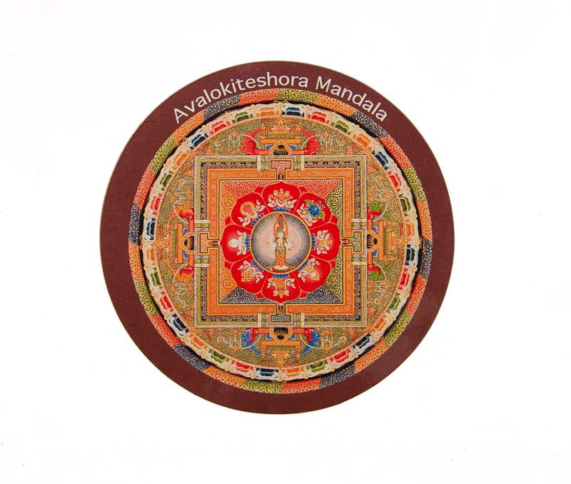Magnet Bouddhiste Mandala Avalokiteshvara – Bouddhisme Tibétain