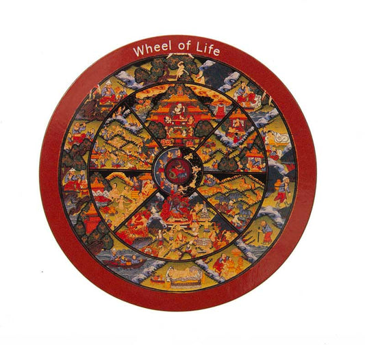 Magnet Bouddhiste La Roue De La Vie – Bouddhisme Tibétain