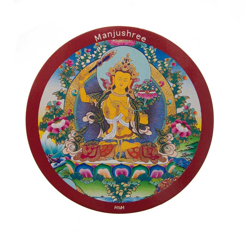 Magnet Bouddhiste Manjushri – Déité Bouddhique Du Bouddhisme Tibétain