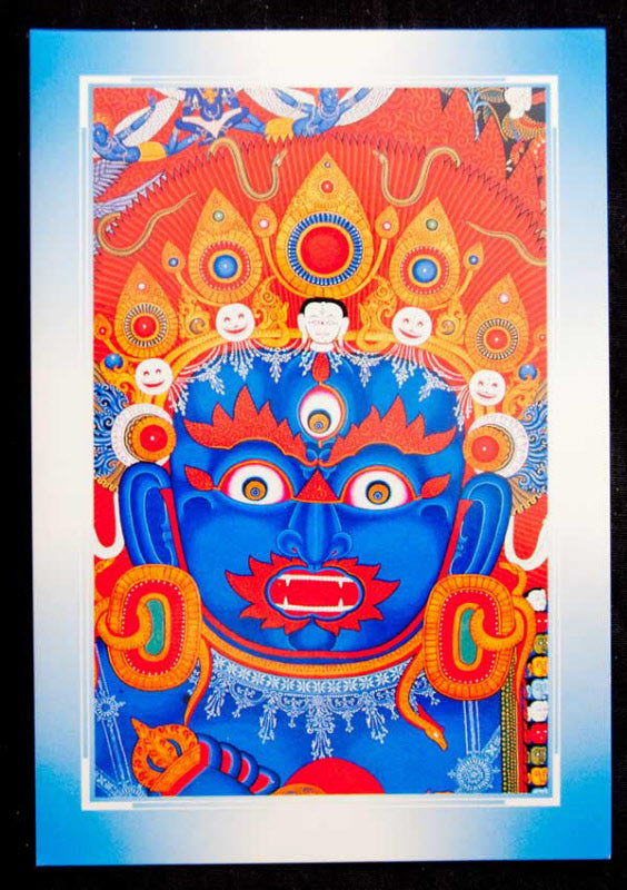 Carte Postale Mahakala Bouddhiste du Népal