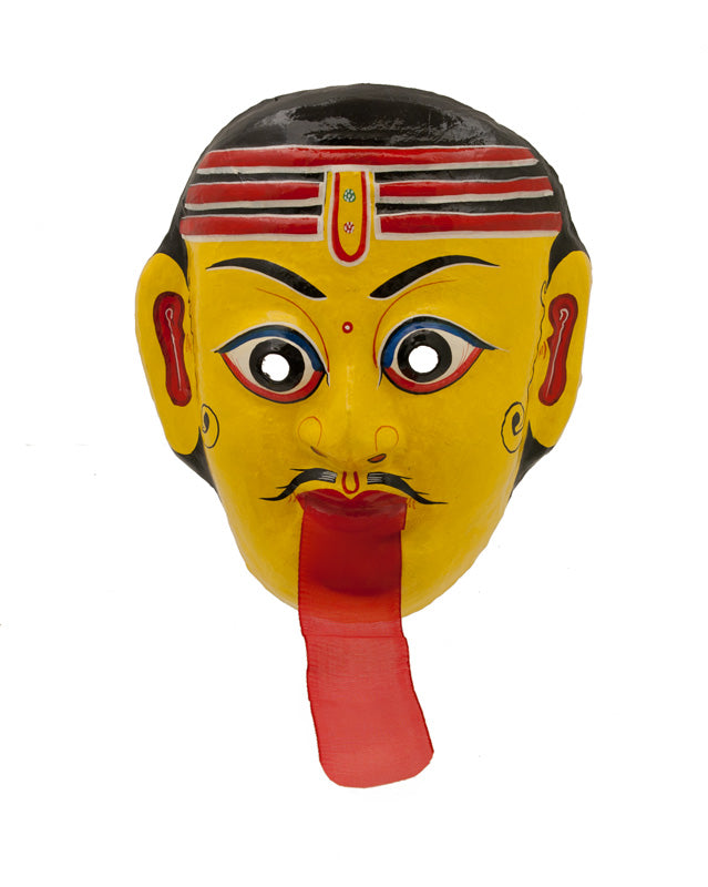 Masque Kali De Danse Lakhey – Masque Népalais Du Festival Indra Jatra