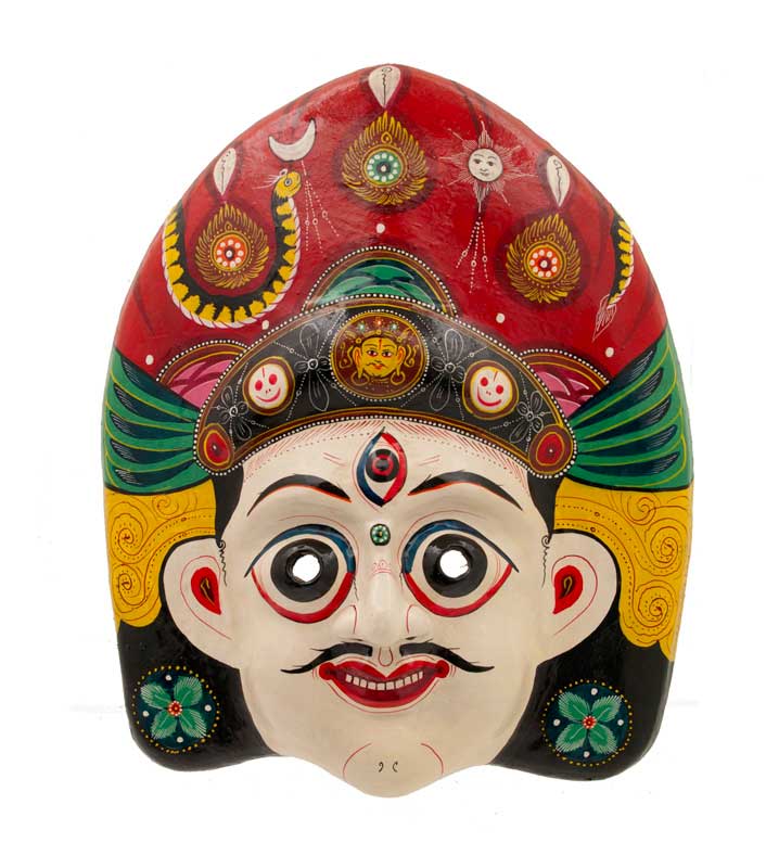 Masque Swet Bhairab De Danse Ethnique – Festival Indra Jatra