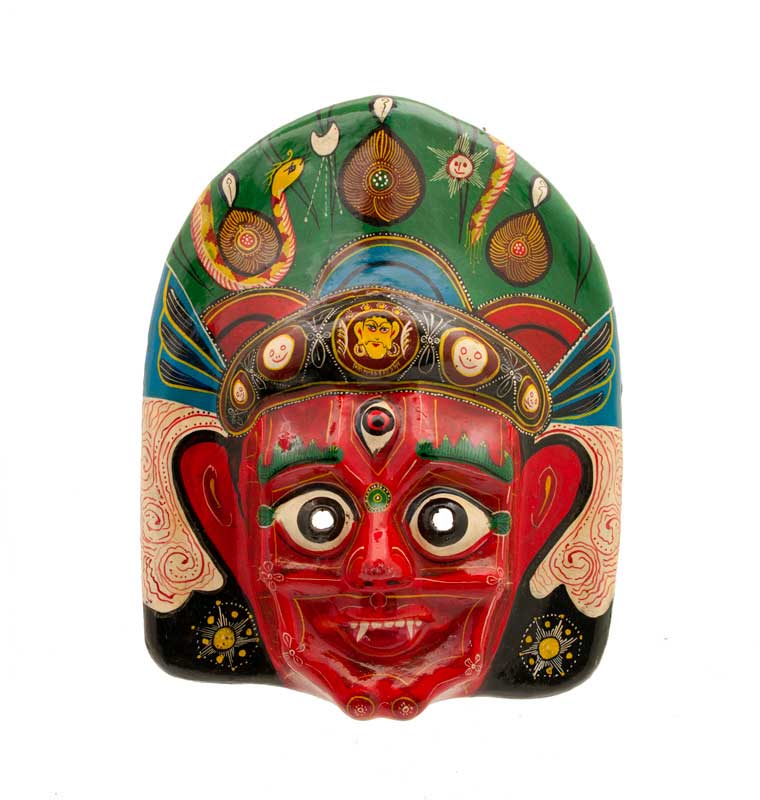 Masque Mahakali / Kali De Rituel Népalais – Festival Indra Jatra