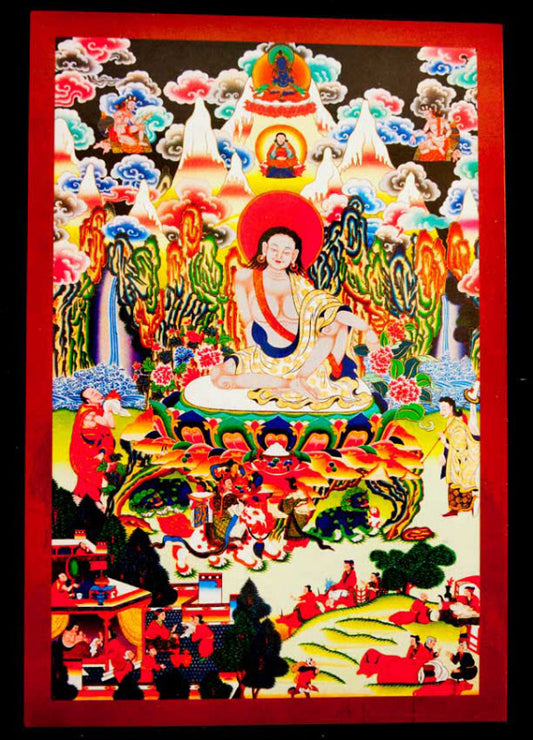 Carte Postale Milarepa Bouddhiste du Népal