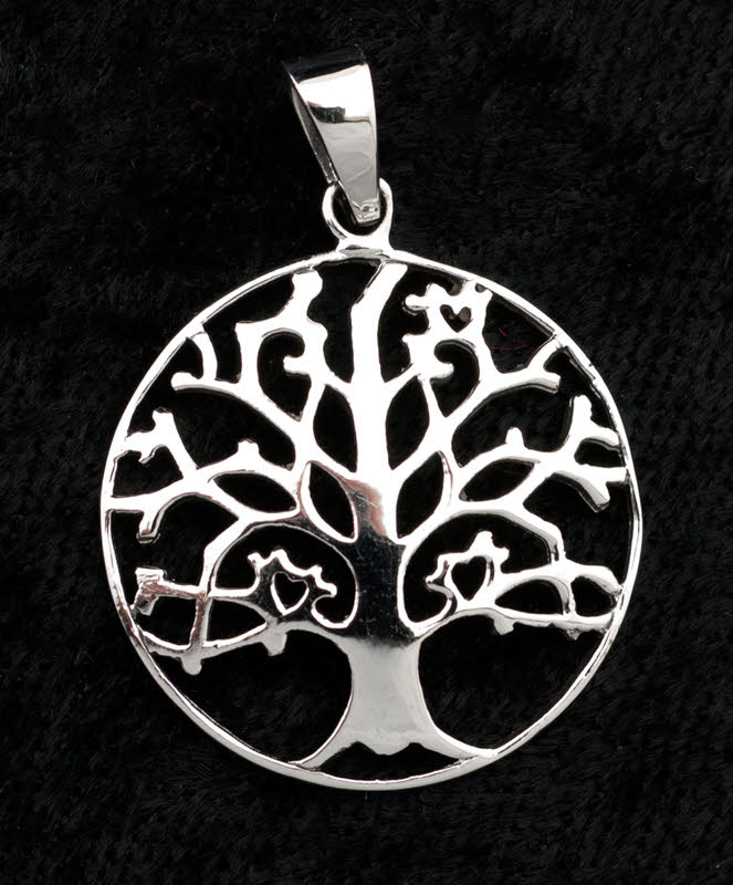 Pendentif Arbre de Vie cœur en argent 925 – Symbole d’amour et d’harmonie
