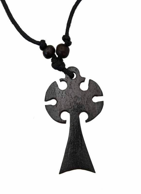 Collier Pendentif Équitable Tibétain Ethnique Tribal Croix Celtique
