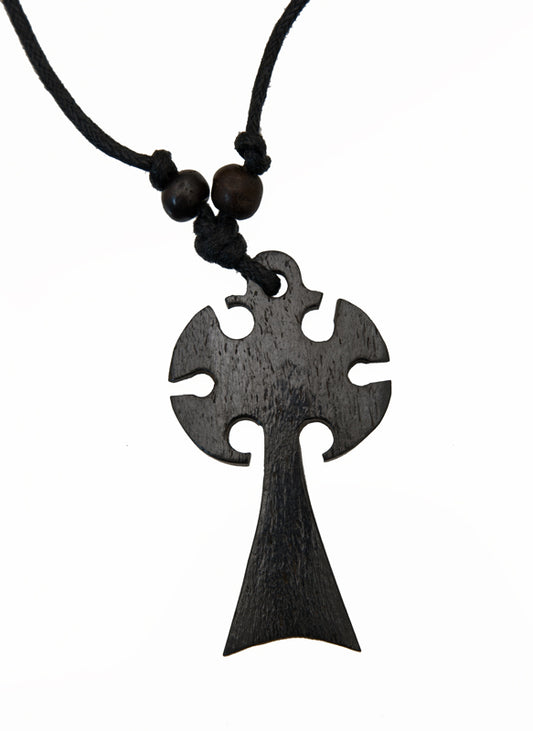 Collier Pendentif Équitable Tibétain Ethnique Tribal Croix Celtique