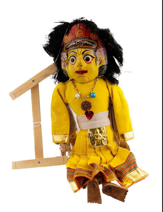 Marionnette Putali Kumari Et Ganesh – Artisanat Traditionnel Du Népal
