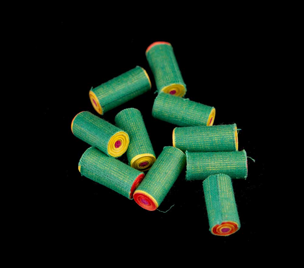 Lot de 10 Rouleaux de Mantra Tibétains de Protection de Tara Verte – Ashtamahabhaya, Prières Bouddhistes