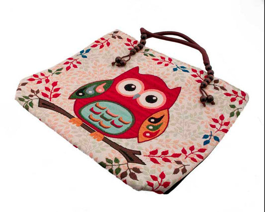 Sac À Main En Bandoulière Chouette – Gibecière Ethnique Hippie – Népal