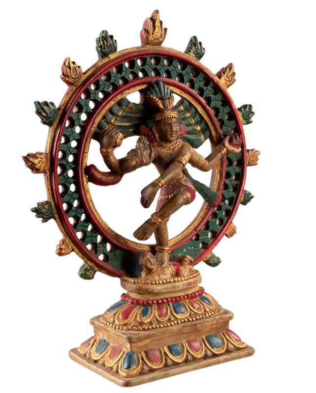 Statue Shiva Nataraja en Résine – Danse Cosmique du Népal