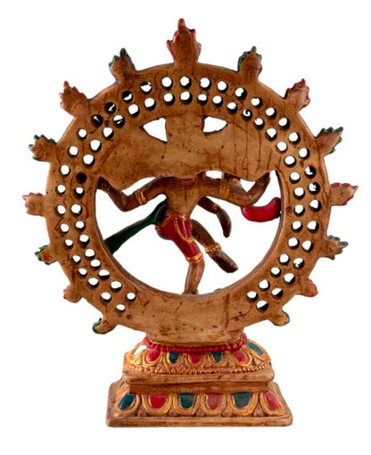 Statue Shiva Nataraja en Résine – Danse Cosmique du Népal