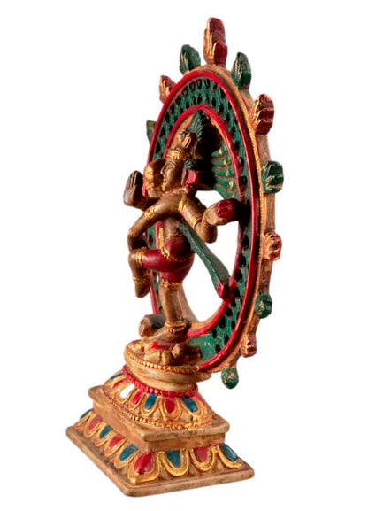 Statue Shiva Nataraja en Résine – Danse Cosmique du Népal