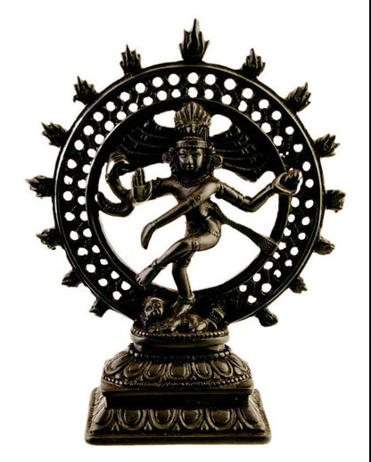 Statue Shiva Nataraja en Résine – Danse Cosmique du Népal