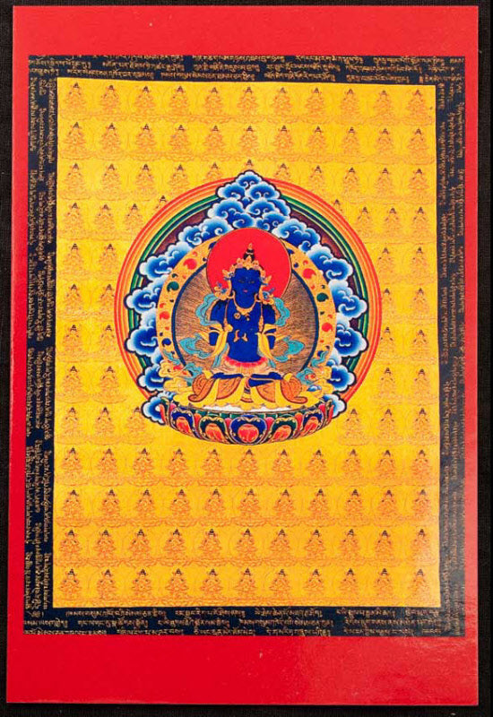 Carte Postale Vajradhara – Symbole Du Bouddhisme Vajrayāna Du Népal