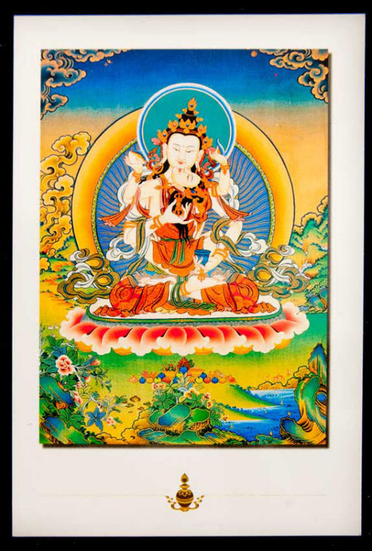 Carte Postale Vajrasattva Bouddhiste du Népal