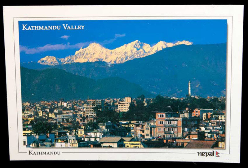 Carte Postale Vallée de Katmandou – Paysage de l’Himalaya du Népal