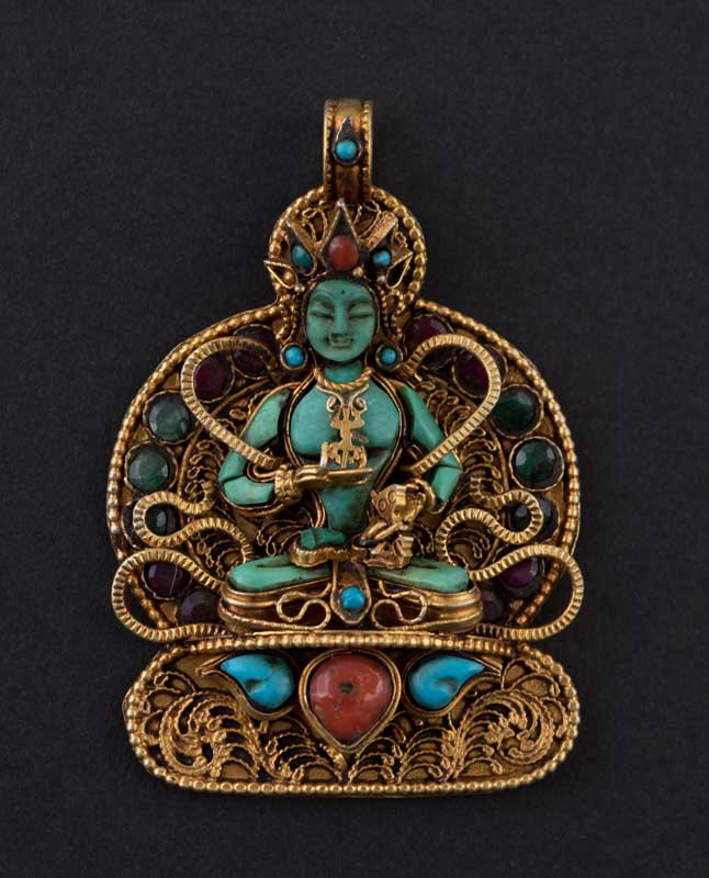 Amulette Bouddhiste Bouddha Shakyamuni - Objet Spirituel Tibétain Népal -  26507